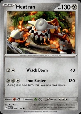 Heatran 068/131 Prismatic Evolutions Ungraded