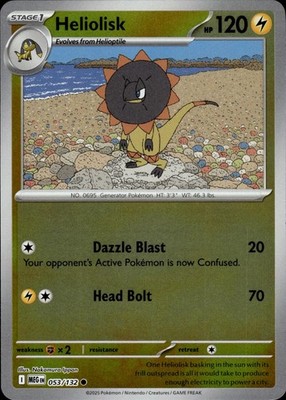 Heliolisk 053/132 Mega Evolution Ungraded