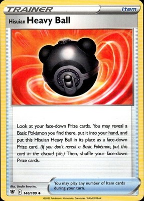 Hisuian Heavy Ball 146/189 Astral Radiance Ungraded