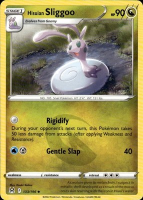 Hisuian Sliggoo 133/196 Lost Origin Ungraded