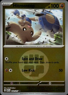 Hitmontop (Energy Symbol Pattern) 102/217 Ascended Heroes Ungraded