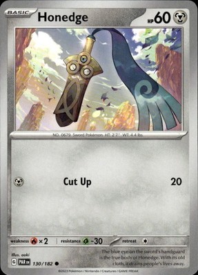 Honedge 130/182 Paradox Rift Ungraded