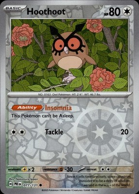 Hoothoot 077/131 Prismatic Evolutions Ungraded