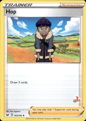 Hop (#57 Cinderace Stamped) 165/202 Battle Academy 2022 Ungraded