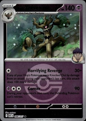 Hop's Trevenant (Poke Ball) 096/217 Ascended Heroes Ungraded