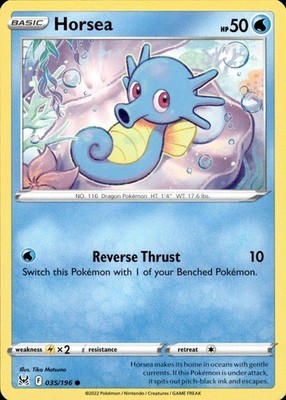 Horsea 035/196 Lost Origin Ungraded