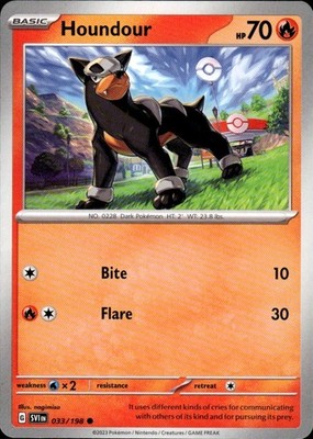 Houndour 033/198 Scarlet & Violet Ungraded