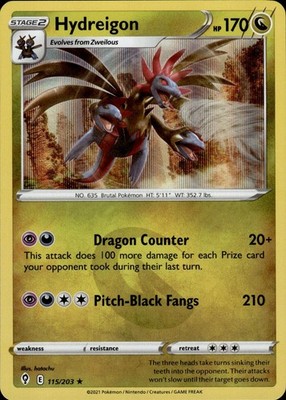 Hydreigon 115/203 Evolving Skies Ungraded