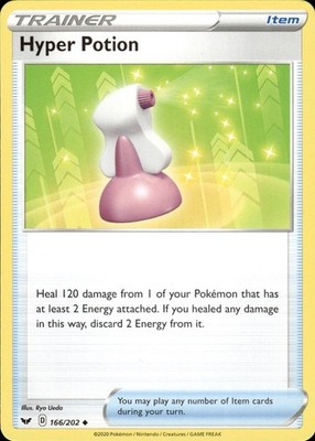 Hyper Potion 166/202 Sword & Shield Ungraded