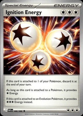 Ignition Energy 086/086 White Flare Ungraded
