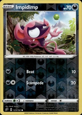 Impidimp 123/192 Rebel Clash Ungraded
