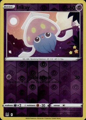 Inkay 077/196 Lost Origin Ungraded