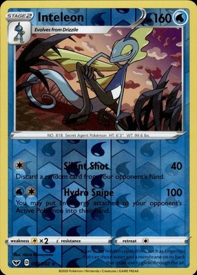 Inteleon 059/202 Sword & Shield Ungraded