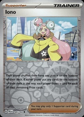 Iono 185/193 Paldea Evolved Ungraded