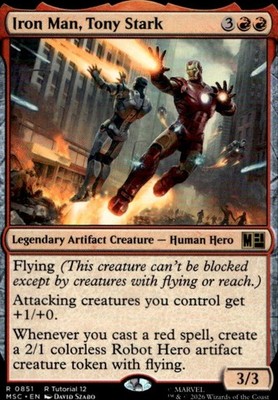Iron Man, Tony Stark (0851) 851 Commander: Marvel Super Heroes Ungraded
