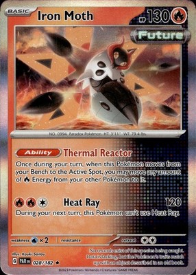 Iron Moth 028/182 Paradox Rift Ungraded