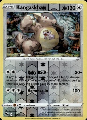 Kangaskhan 133/189 Darkness Ablaze Ungraded