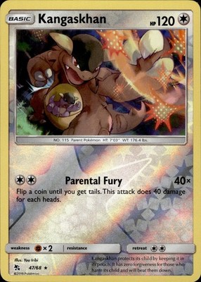 Kangaskhan 47/68 Hidden Fates Ungraded