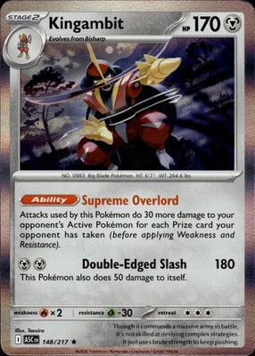 Kingambit 148/217 Ascended Heroes Ungraded