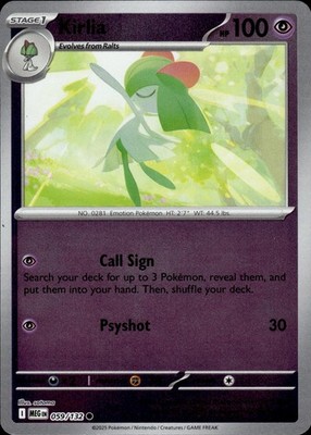Kirlia 059/132 Mega Evolution Ungraded