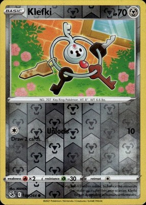 Klefki 186/264 Fusion Strike Ungraded