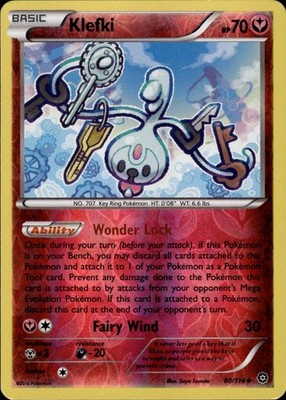 Klefki 80/114 Steam Siege Ungraded