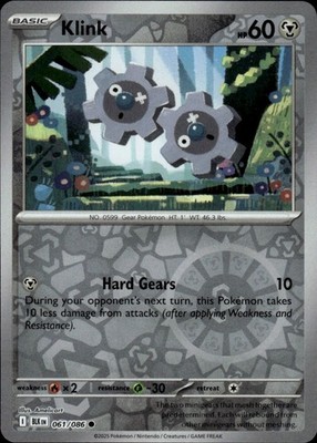 Klink 061/086 Black Bolt Ungraded