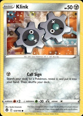 Klink 123/195 Silver Tempest Ungraded