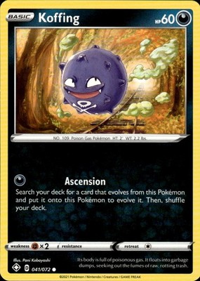 Koffing 109/165 151 Ungraded