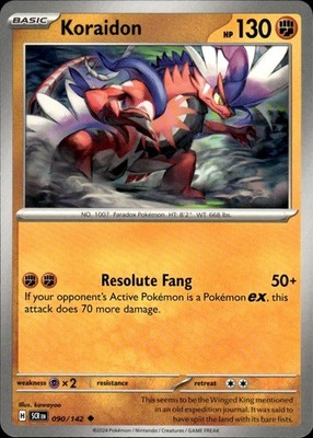 Koraidon 90/142 Stellar Crown Ungraded