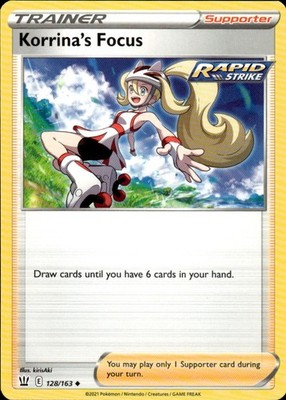 Korrina's Focus 128/163 Battle Styles Ungraded