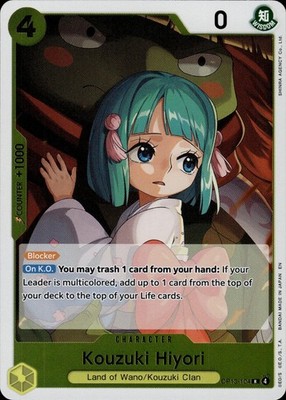 Kouzuki Hiyori OP13-104 Carrying On His Will Ungraded