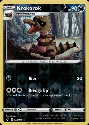Krokorok 108/185 Vivid Voltage Ungraded