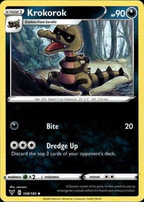 Krokorok 108/185 Vivid Voltage Ungraded