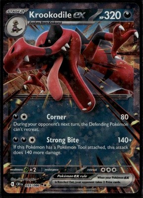 Krookodile ex 055/086 Chaos Rising Ungraded