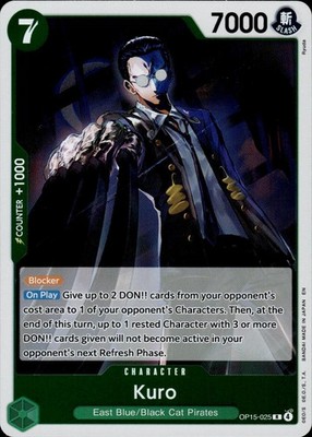 Kuro OP15-025 Adventure on Kami's Island Ungraded