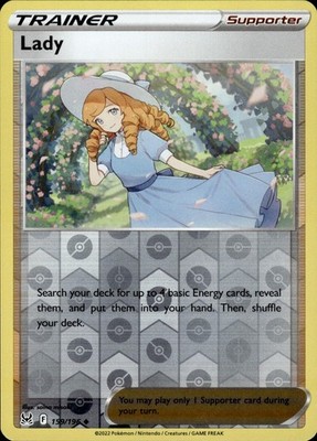 Lady 159/196 Lost Origin Ungraded