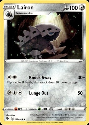 Lairon 122/189 Darkness Ablaze Ungraded