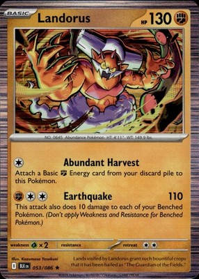 Landorus 053/086 Black Bolt Ungraded