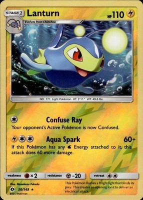 Lanturn 50/149 SM Base Set Ungraded