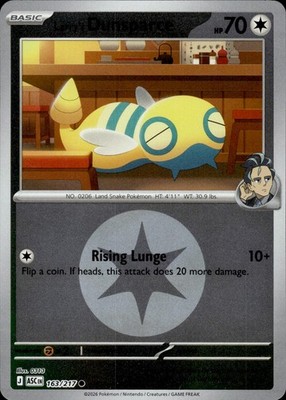 Larry's Dunsparce (Energy Symbol Pattern) 163/217 Ascended Heroes Ungraded