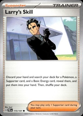 Larry's Skill 115/131 Prismatic Evolutions Ungraded