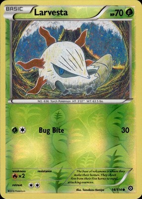 Larvesta 14/114 Steam Siege Ungraded