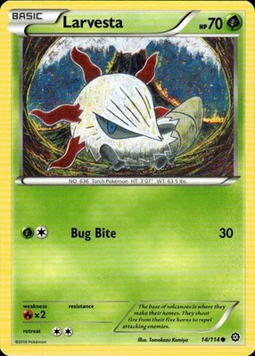 Larvesta 14/114 Steam Siege Ungraded