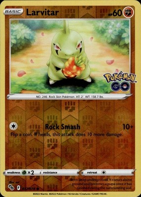 Larvitar 037/078 Pokemon GO Ungraded
