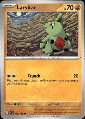 Larvitar 080/159 Journey Together Ungraded