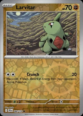 Larvitar 080/159 Journey Together Ungraded
