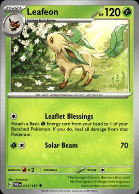 Leafeon 011/167 Twilight Masquerade Ungraded