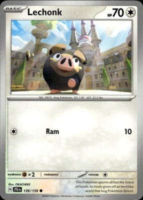 Lechonk 139/159 Journey Together Ungraded