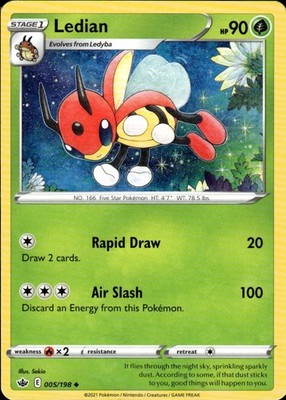 Ledian 005/198 Chilling Reign Ungraded